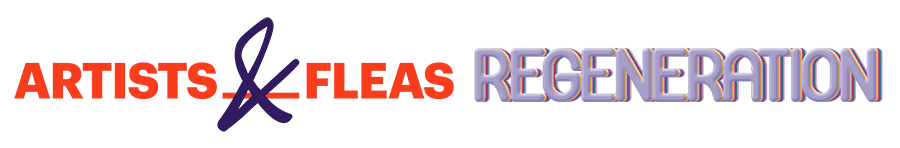 Artists & Fleas and Regeneration logos