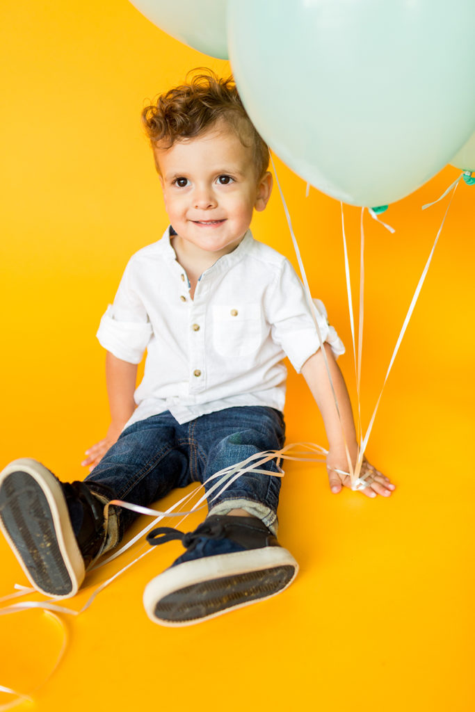 Stephanie Todaro Photography Image of Boy with Balloons