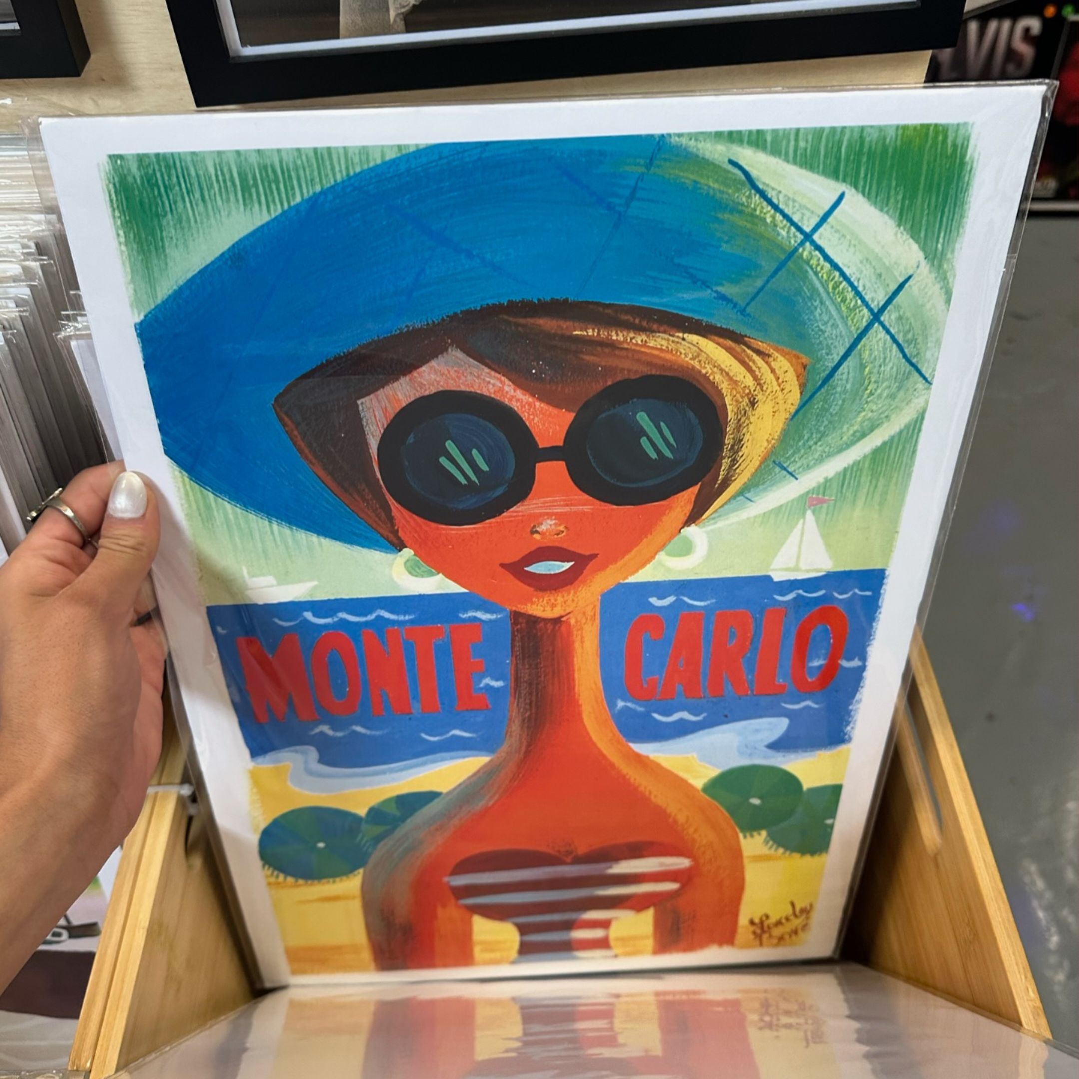 Vintage magazine print