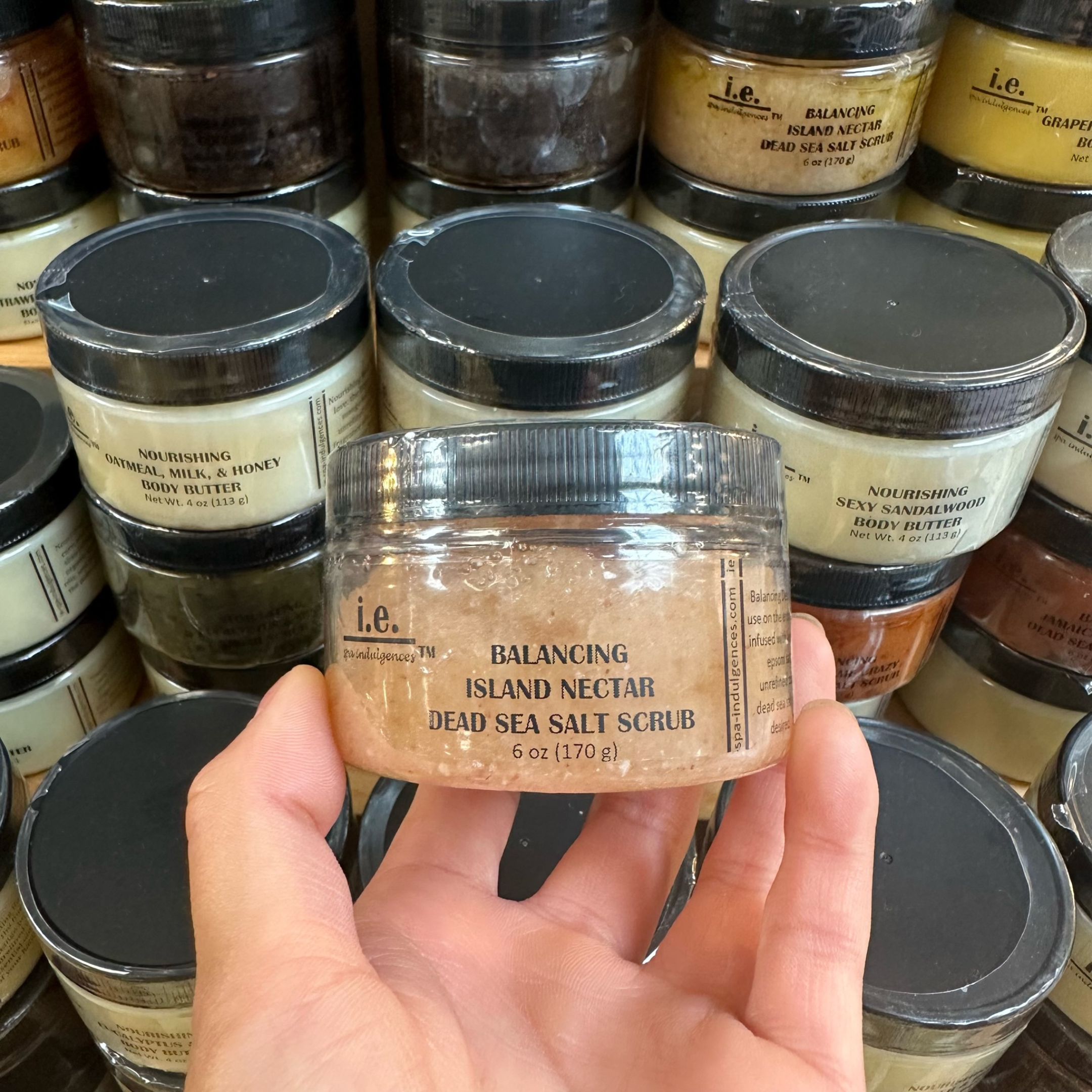 Body scrub and body butter