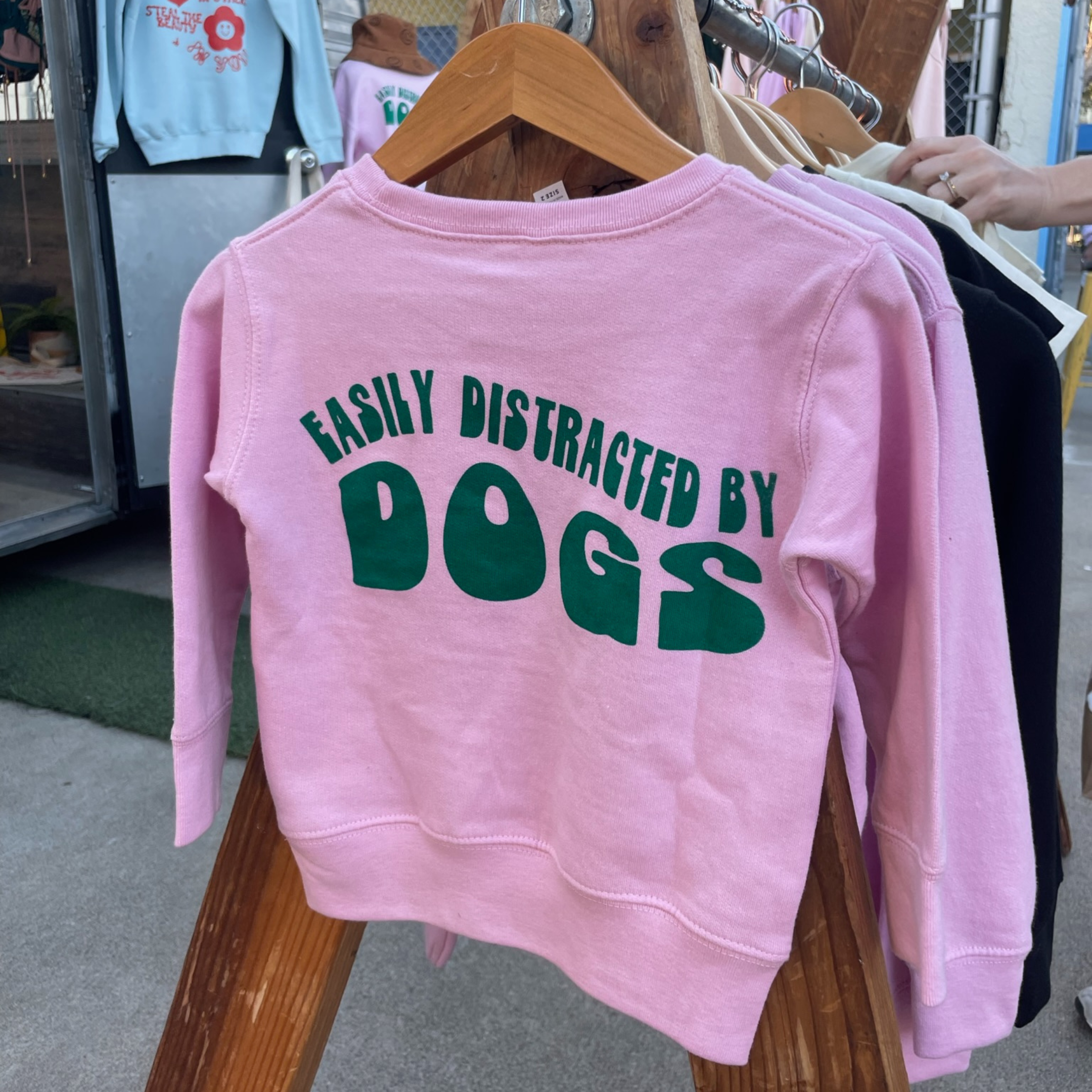 Pink sweatshirt
