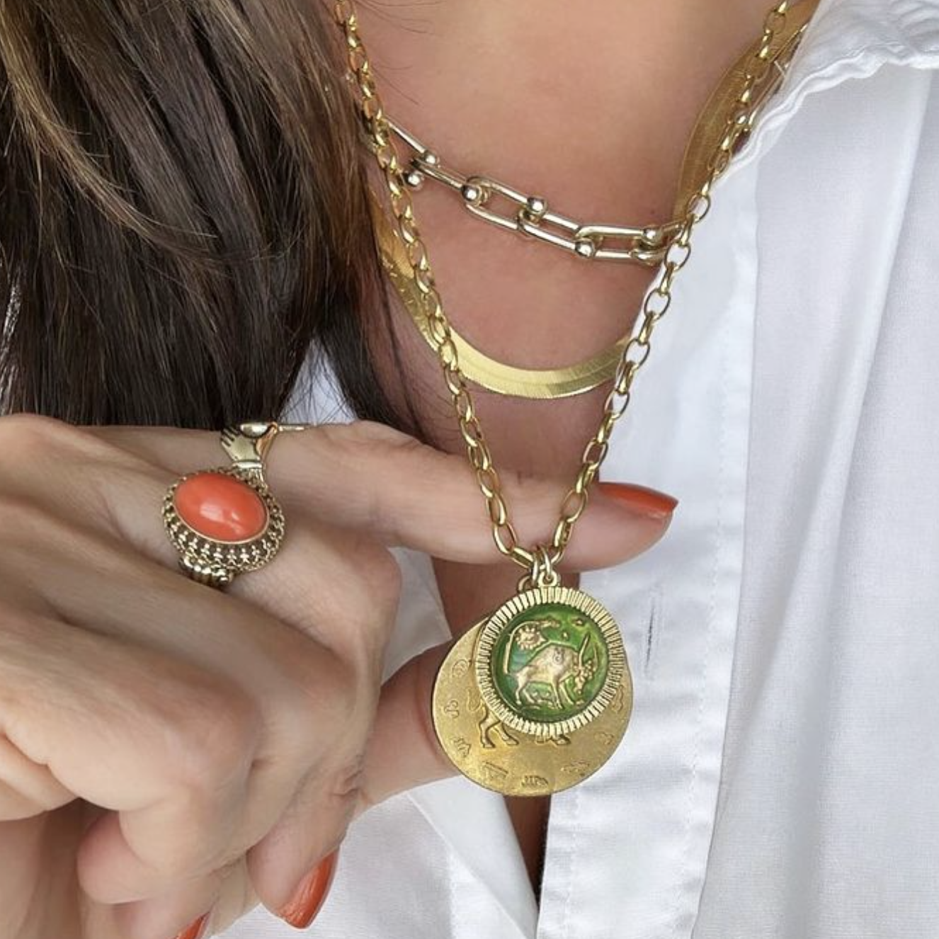DIY Zodiac Charm Necklace