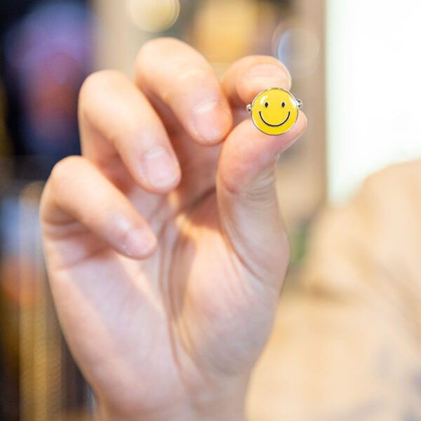 ISLY NYC unique smiley ring